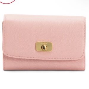 MONCRIEF LONDON BALLET PINK WALLET! LEATHER!!! NWT